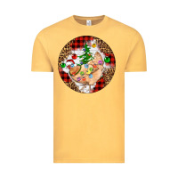 Vintage Mustard Christmas chicken Vintage Tee - Artiststas