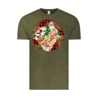 Vintage Olive Christmas chicken Vintage Tee - Artiststas