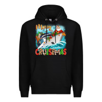 Black merry cruisemas Premium Hoodie - Zillion Design Studio