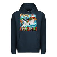 Navy merry cruisemas Premium Hoodie - Zillion Design Studio