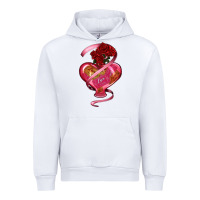 Heart Glass Vase Love Tickets With Rose Urban Hoodie | Teevron
