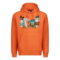 Carrot golden retriever dog coffee cups Premium Hoodie - texasbilliewilder