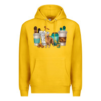 Lemon golden retriever dog coffee cups Premium Hoodie - texasbilliewilder