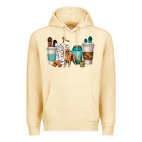 Pina Colada golden retriever dog coffee cups Premium Hoodie - texasbilliewilder