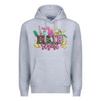 Heather Grey hair stylist Premium Hoodie - texasbilliewilder