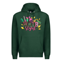 Sports Green hair stylist Premium Hoodie - texasbilliewilder