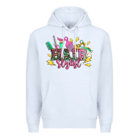 White hair stylist Premium Hoodie - texasbilliewilder