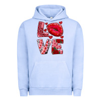 Pigment Grape Ice love kiss Urban Hoodie - RanaPortraitStore