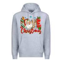 Heather Grey love christmas Premium Hoodie - Zillion Design Studio