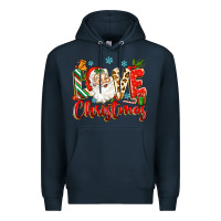 Navy love christmas Premium Hoodie - Zillion Design Studio