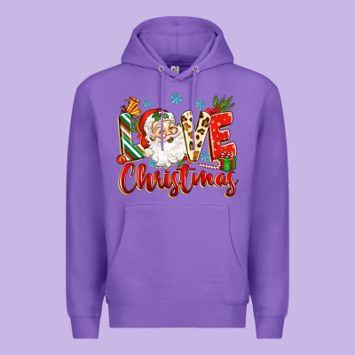 Love Christmas Premium Hoodie Designed By Zillion Design Studio