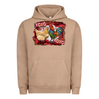 Pigment Burro xoxo rooster and chicken Urban Hoodie - RanaPortraitStore
