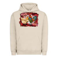Xoxo Rooster And Chicken Urban Hoodie | Teevron
