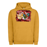 Pigment Peanut Butter xoxo rooster and chicken Urban Hoodie - RanaPortraitStore