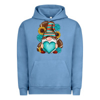 Pigment Pebble Blue western football gnomes Urban Hoodie - RanaPortraitStore