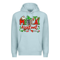 Blue Mist christmas medical assistant Premium Hoodie - Zillion Design Studio