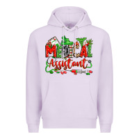 Lilac christmas medical assistant Premium Hoodie - Zillion Design Studio