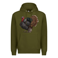 Army Green gobble Premium Hoodie - RanaPortraitStore