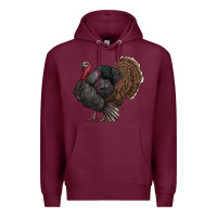 Burgundy gobble Premium Hoodie - RanaPortraitStore