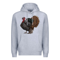 Heather Grey gobble Premium Hoodie - RanaPortraitStore