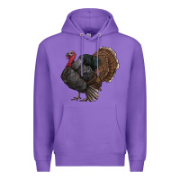 Purple gobble Premium Hoodie - RanaPortraitStore