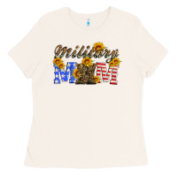 Bone military mom with soldier boots Ladies Tee - Artiststas