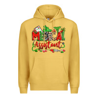 Antique Gold christmas medical assistant Premium Hoodie - Zillion Design Studio
