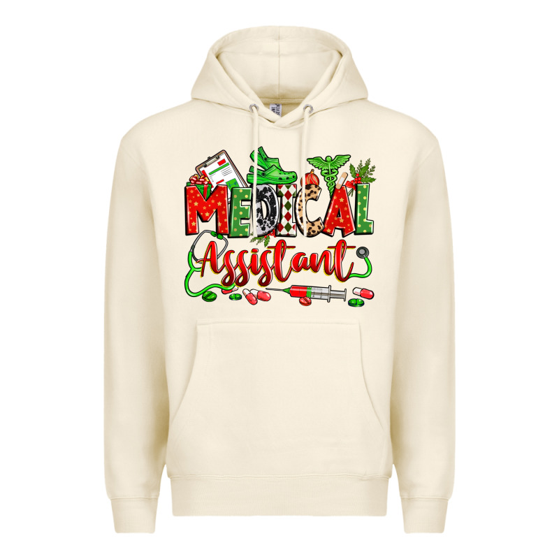 Christmas Medical Assistant Premium Hoodie by Zillion Design Studio | Teevron