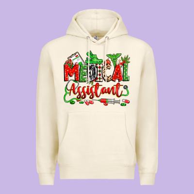 Christmas Medical Assistant Premium Hoodie Designed By Zillion Design Studio