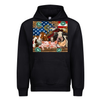 Foreset Green American farm animals Urban Hoodie - RanaPortraitStore
