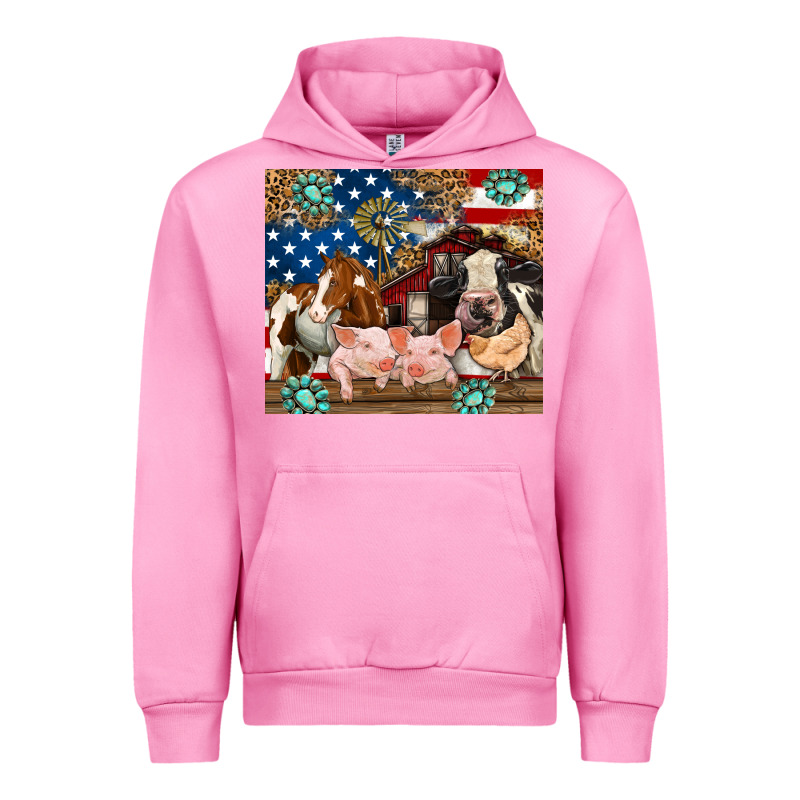 American Farm Animals Urban Hoodie by RanaPortraitStore | Teevron