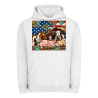 Pigment Lunar Rock American farm animals Urban Hoodie - RanaPortraitStore