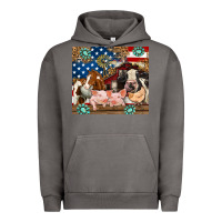 Pigment Tornado American farm animals Urban Hoodie - RanaPortraitStore