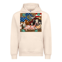 Sandshell American farm animals Urban Hoodie - RanaPortraitStore