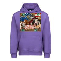 Tulip American farm animals Urban Hoodie - RanaPortraitStore