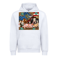 White American farm animals Urban Hoodie - RanaPortraitStore