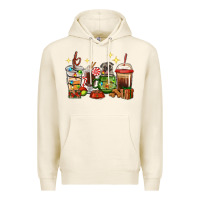 Tofu Christmas coffee cups with Pug Premium Hoodie - RanaPortraitStore