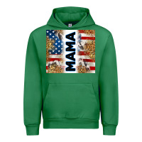 Emerald American mama Urban Hoodie - RanaPortraitStore