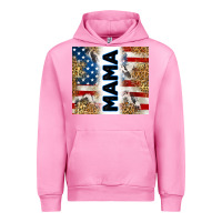 Fuchsia Pink American mama Urban Hoodie - RanaPortraitStore