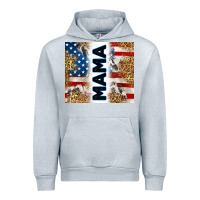Heather Grey American mama Urban Hoodie - RanaPortraitStore
