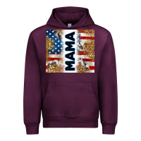 Mauve Wine American mama Urban Hoodie - RanaPortraitStore