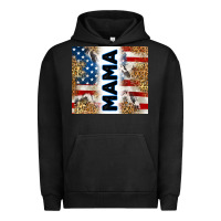 Pigment Black American mama Urban Hoodie - RanaPortraitStore