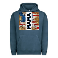 Pigment Midnight Navy American mama Urban Hoodie - RanaPortraitStore