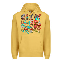 Antique Gold grow your own way Premium Hoodie - texasbilliewilder