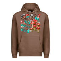 Chestnut grow your own way Premium Hoodie - texasbilliewilder