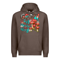 Coffee grow your own way Premium Hoodie - texasbilliewilder