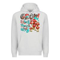 Dove Grey grow your own way Premium Hoodie - texasbilliewilder