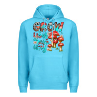 Ocean Blue grow your own way Premium Hoodie - texasbilliewilder
