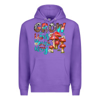 Purple grow your own way Premium Hoodie - texasbilliewilder