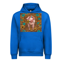 Cobalt baby pig Urban Hoodie - RanaPortraitStore